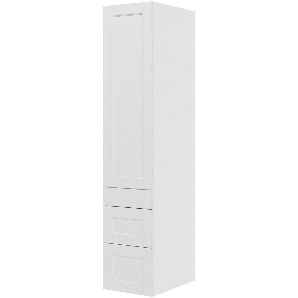 Billede af Multi-Living Køkken garderobeskab i Bergen H: 195,2 cm D: 60,0 cm - 1 låge og 3 skuffer fuldudtræk/softclose - Bredde: 40 cm