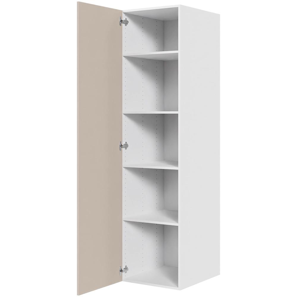 Hyldeskab 50 cm med 4 hylder og låge