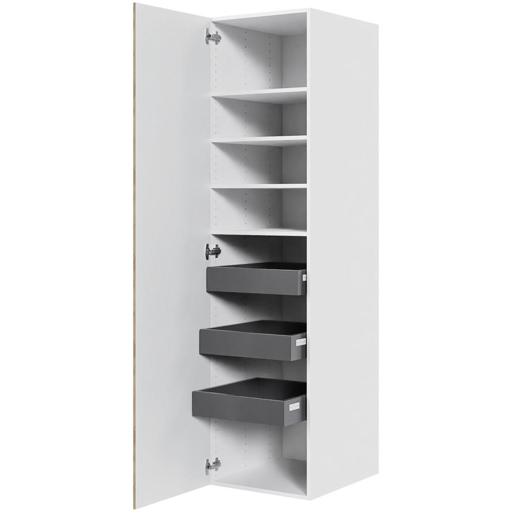 Multi-Living Køkken linnedskab i London H: 195,2 cm D: 60,0 cm - Inklusiv 4 hylder samt 3 bakker - Bredde: 50 cm
