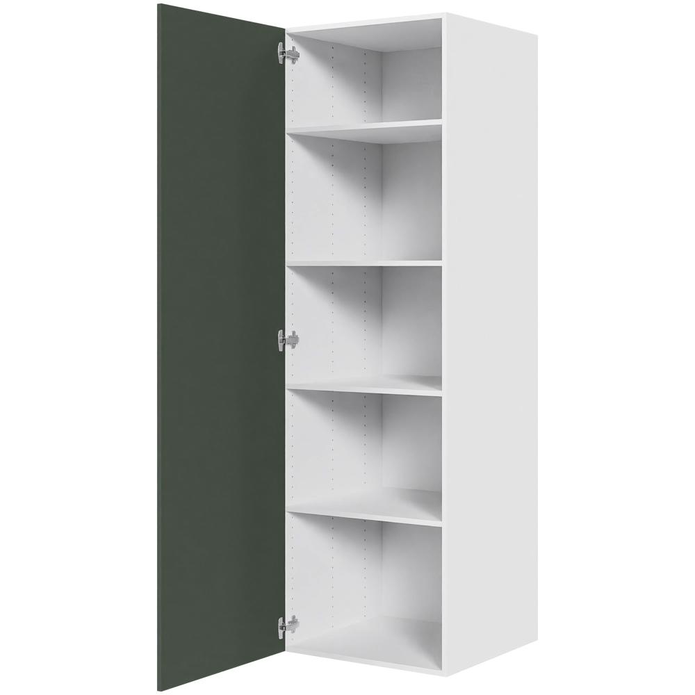 Køkken hyldeskab i Cibo Verde H: 195,2 cm D: 60,0 cm - 1 låge inklusiv 4 hylder - Bredde: 60 cm