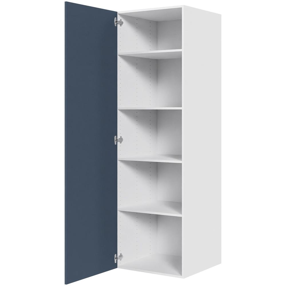 Køkken hyldeskab i Cibo Blue H: 195,2 cm D: 60,0 cm - 1 låge inklusiv 4 hylder - Bredde: 60 cm