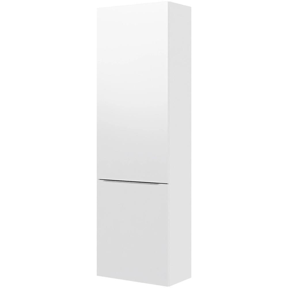 Billede af Multi-Living Køkken tilpasningsskab i Hvid Front Paris H: 195,2 cm D: 34,0 cm - Inklusiv 5 hylder - Bredde: 60 cm