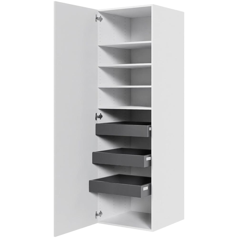 Multi-Living Køkken linnedskab i Romantik H: 195,2 cm D: 60,0 cm - Inklusiv 4 hylder samt 3 bakker - Bredde: 60 cm