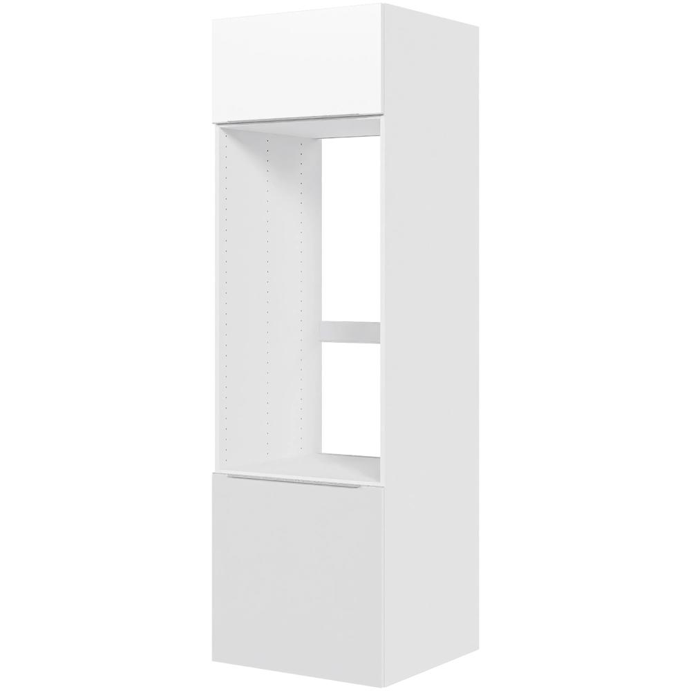 Multi Living Køkken Indbygningsskab I Malet Hvid Front Paris Til Ovn H: 195 2 Cm D: 60 0 Cm Toplåger & Hyldeskab Bredde: 60 Cm