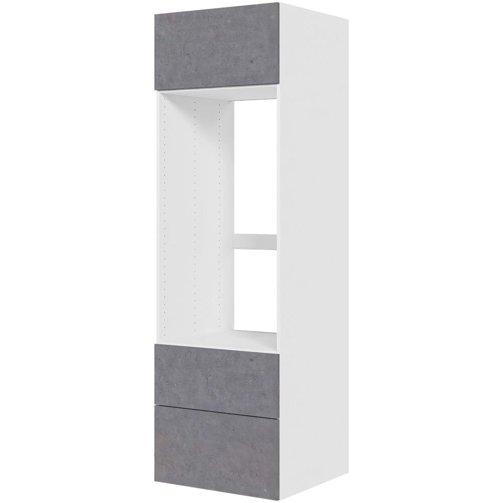 Billede af Multi-Living Køkken indbygningsskab i Riga til ovn H: 195,2 cm D: 60,0 cm - Deludtræk/softluk - Bredde: 60 cm