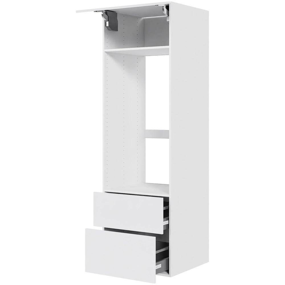 Indbygningsskab til ovn H: 195,2 cm D: 60,0 cm - Fuldtudtræk/softluk