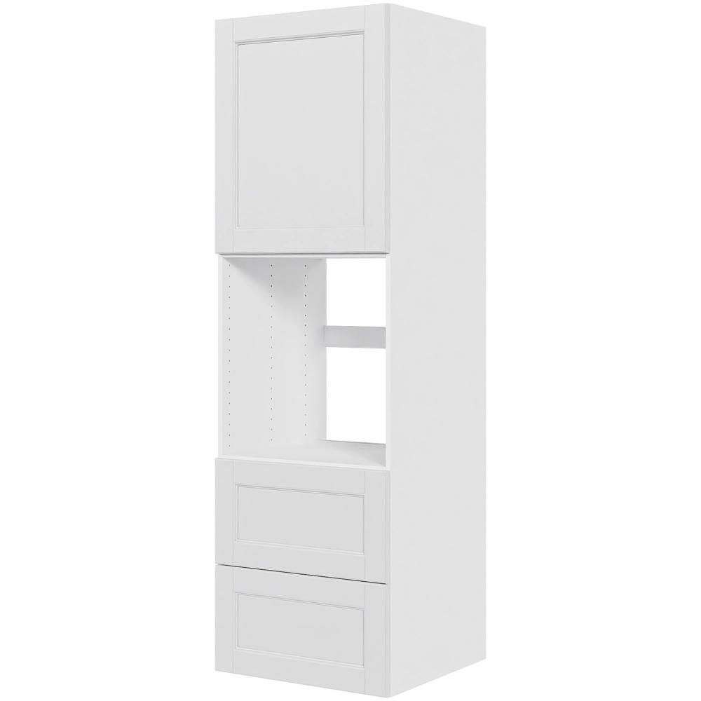 Billede af Multi-Living Køkken indbygningsskab i Bergen til ovn H: 195,2 cm D: 60,0 cm - 2 skuffer fuldudtræk/softluk - Bredde: 60 cm