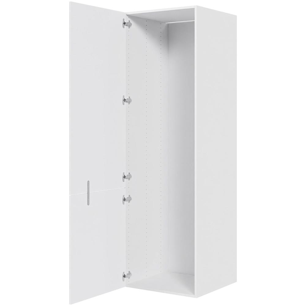 Indbygningsskab til køl H: 195,2 cm D: 60,0 cm - 2 låger med samling