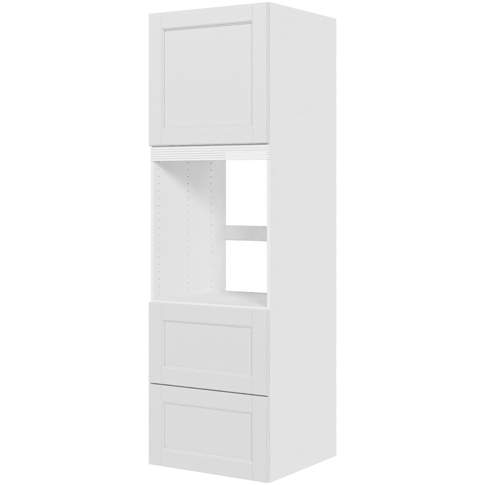 Billede af Multi-Living Køkken indbygningsskab i Bergen til ovn H: 195,2 cm D: 60,0 cm - 2 låger & skuffe look - Bredde: 60 cm