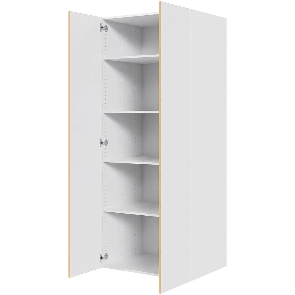 Multi-Living Køkken hyldeskab i White/Oak Line H: 195,2 cm D: 60,0 cm - 1 låge inklusiv 4 hylder - Bredde: 80 cm