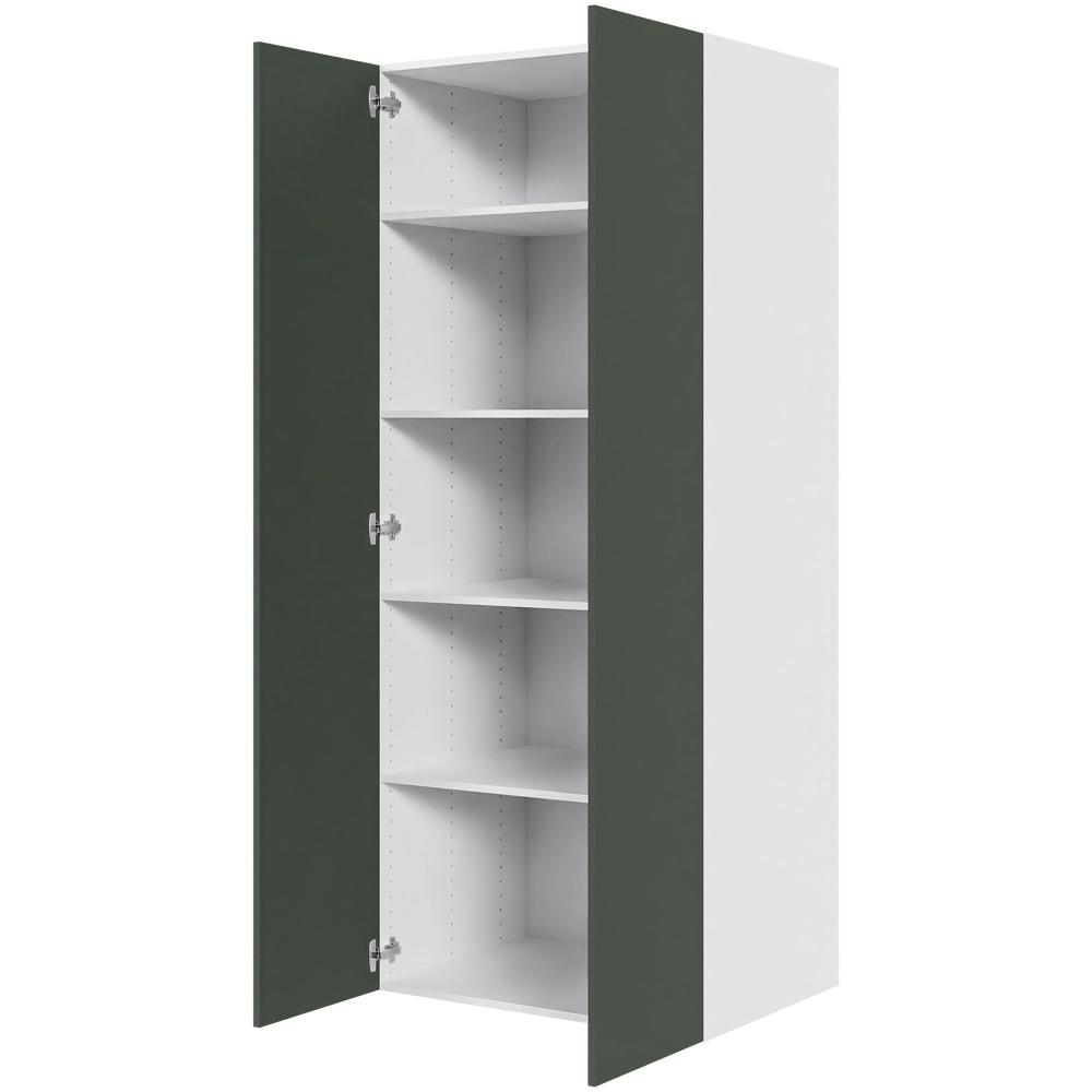 Køkken hyldeskab i Cibo Verde H: 195,2 cm D: 60,0 cm - 1 låge inklusiv 4 hylder - Bredde: 80 cm