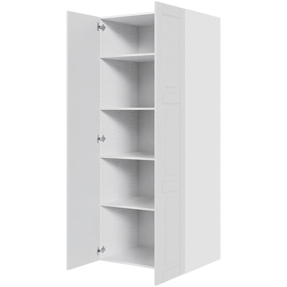 Køkken hyldeskab i Romantik H: 195,2 cm D: 60,0 cm - 1 låge inklusiv 4 hylder - Bredde: 80 cm