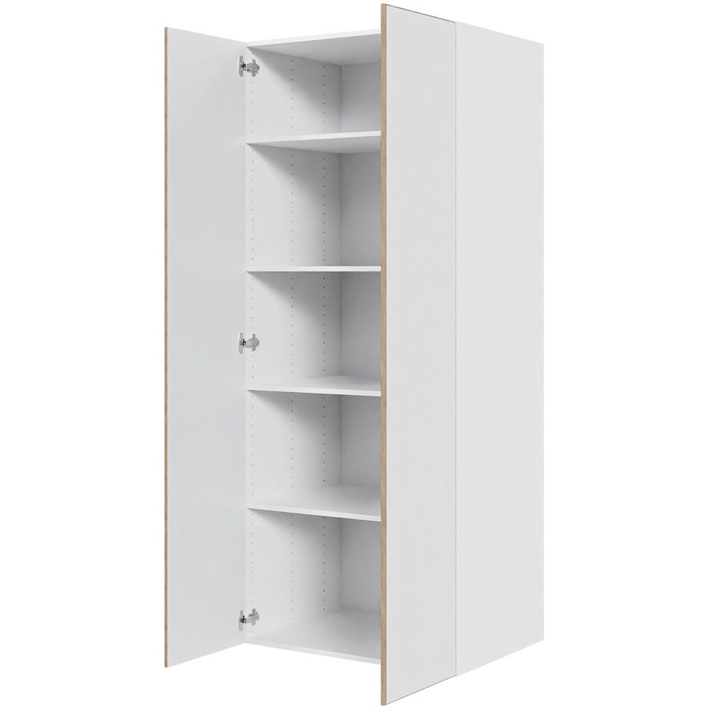 Køkken hyldeskab i London H: 195,2 cm D: 60,0 cm - 1 låge inklusiv 4 hylder - Bredde: 80 cm