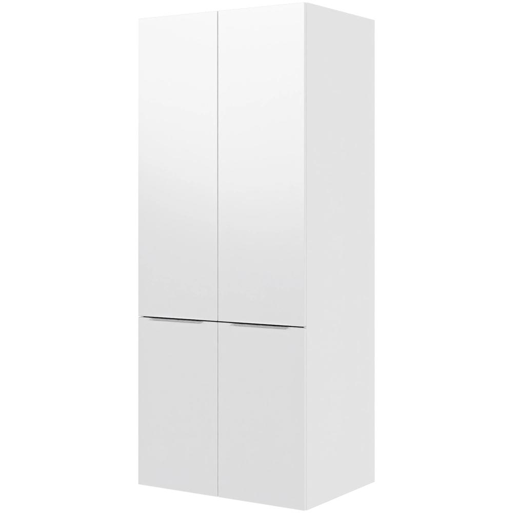 Billede af Multi-Living Bøjle/Højskab i Malet Hvid Front Paris H: 195,2 cm D: 60,0 cm - Inklusiv 1 hylde samt 1 oval bøjlestang - Bredde: 80 cm