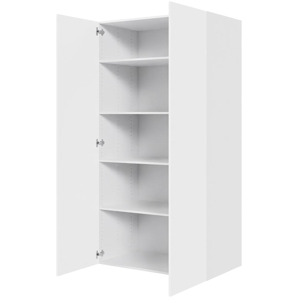 Multi-Living Køkken hyldeskab i Cibo Bianco H: 195,2 cm D: 60,0 cm - 1 låge inklusiv 4 hylder - Bredde: 100 cm