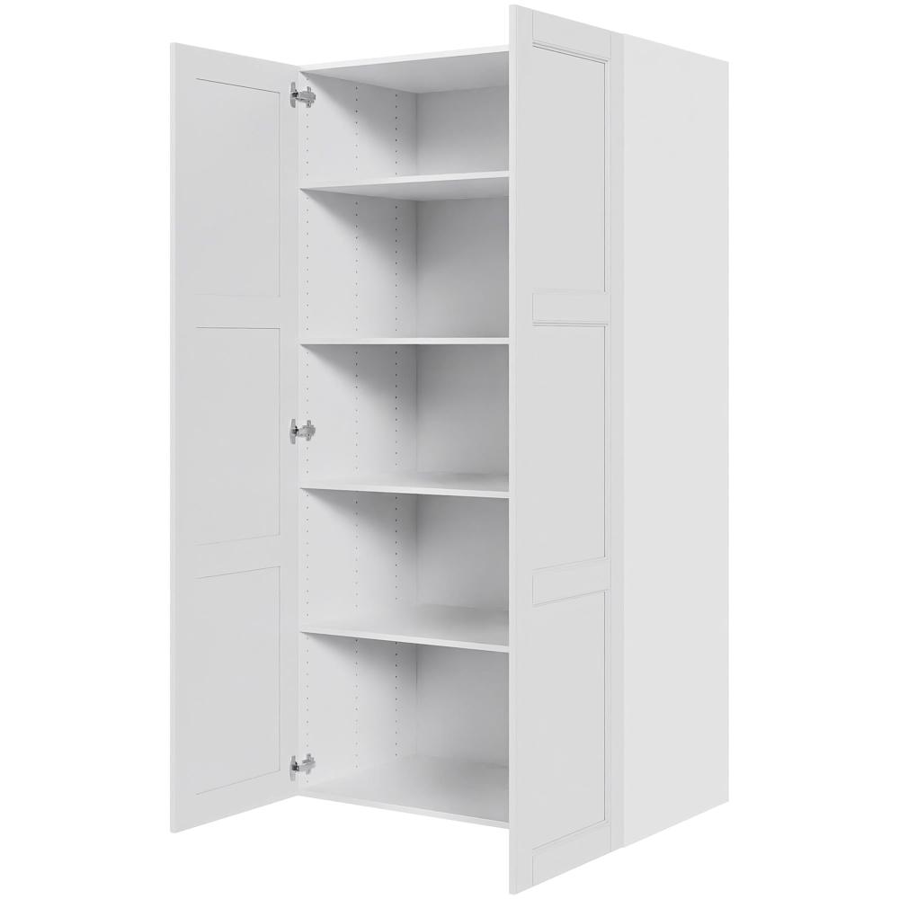 Køkken hyldeskab i Bergen H: 195,2 cm D: 60,0 cm - 1 låge inklusiv 4 hylder - Bredde: 100 cm