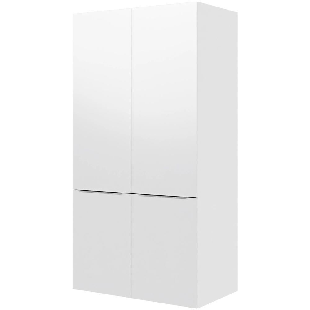 Billede af Multi-Living Bøjle/Højskab i Malet Hvid Front Paris H: 195,2 cm D: 60,0 cm - Inklusiv 1 hylde samt 1 oval bøjlestang - Bredde: 100 cm