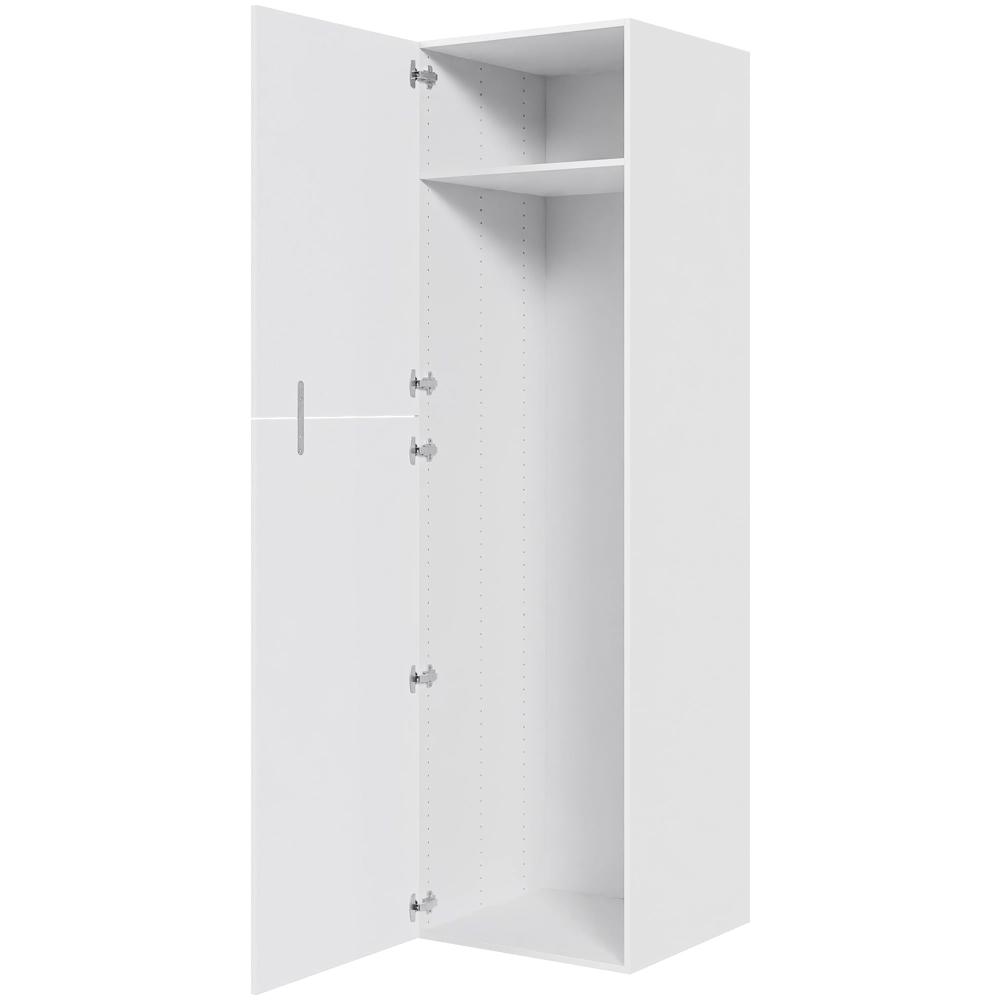 Ekstra højt tomt skab - H: 214,4 cm D: 60,0 cm - 2-delt låge