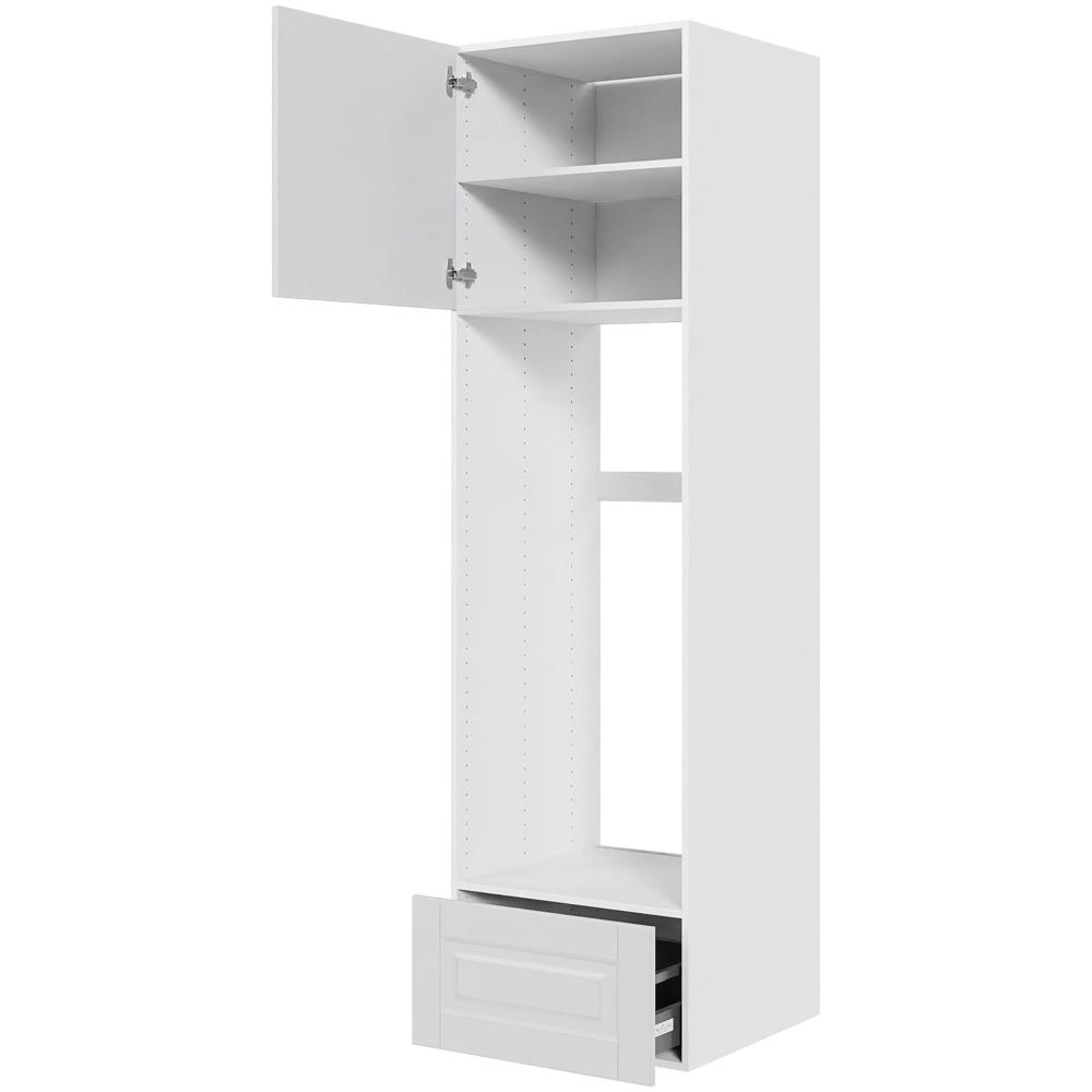 MultiLiving XL Indbygningsskab til køl 60 cm med toplåge og skuffe