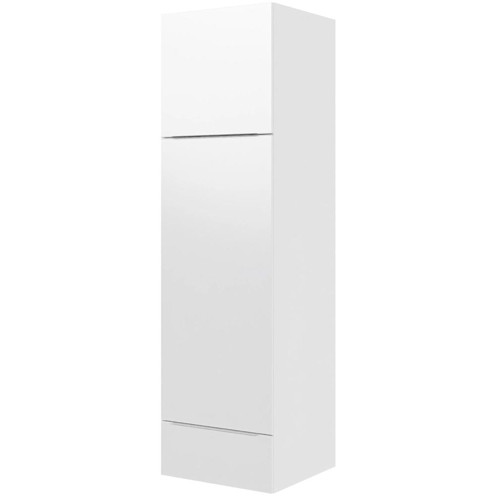 Billede af Multi-Living Køkken ekstra højt indbygningsskab til ovn i Malet Hvid Front Paris H: 214,4 cm D: 60,0 cm - 2 låger & 1 skuffe fuldudtræk/softluk - Bredde: 60 cm