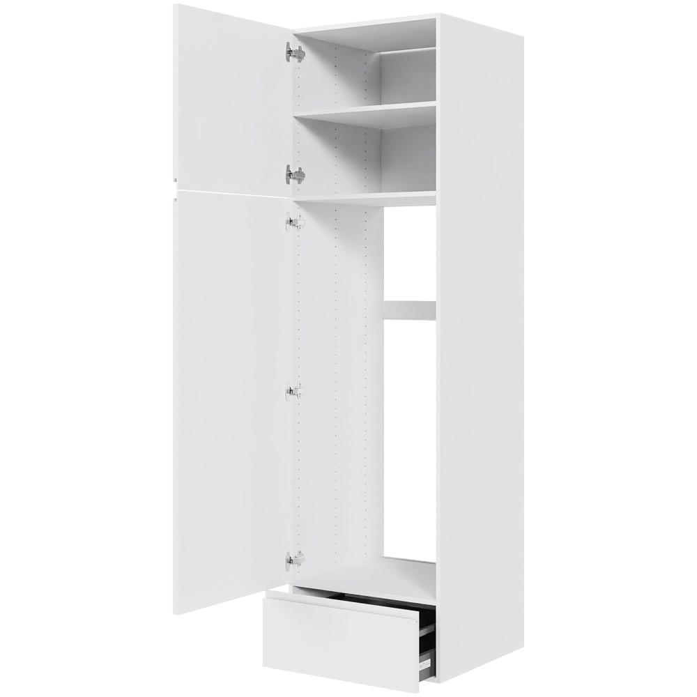 MultiLiving XL Indbygningsskab til køl 60 cm med toplåge, skuffe og