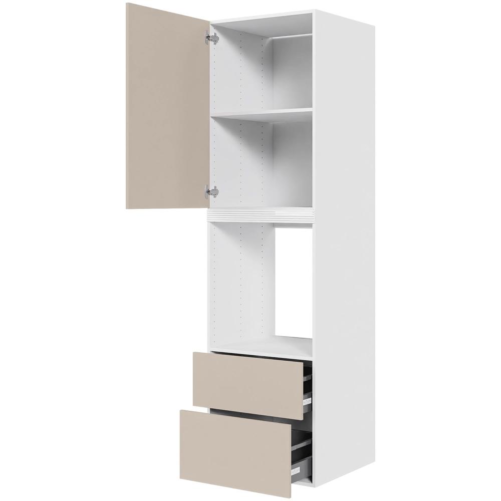 MultiLiving XL Indbygningsskab til ovn/microovn 60 cm med 3 hylder