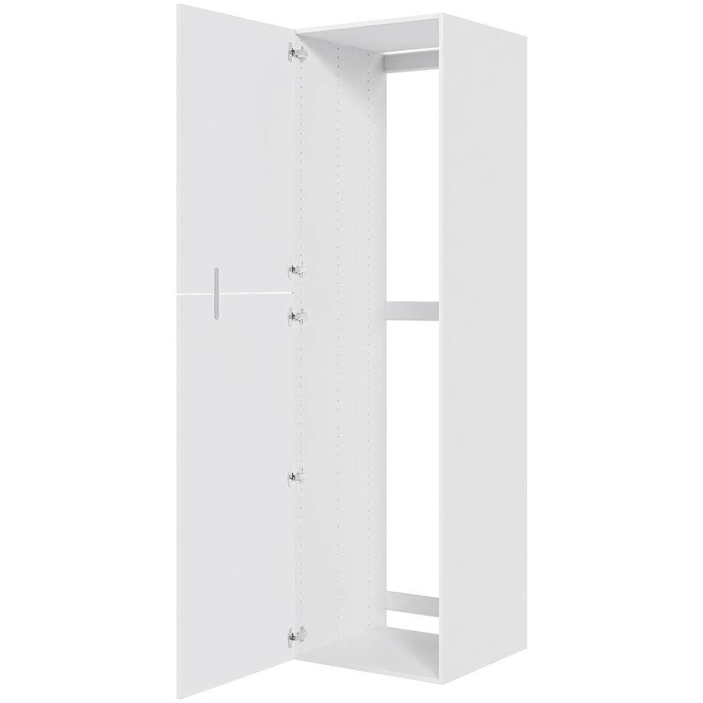 Ekstra højt indbygningsskab til køl H: 214,4 cm D: 60,0 cm - 2 låger & blændlåger
