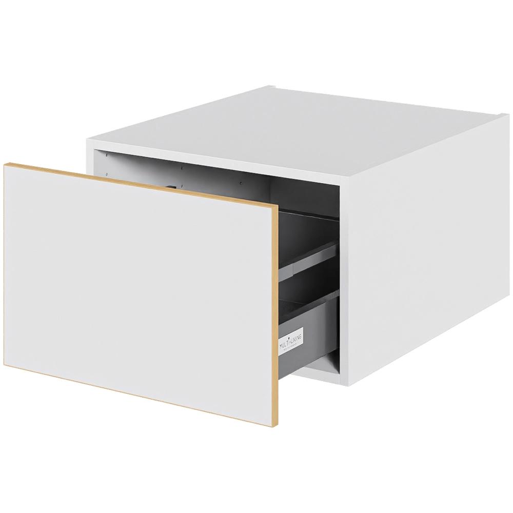 Multi-Living Køkken skuffekassette i White/Oak Line H: 32,0 cm D: 60,0 cm - Deludtræk/softluk - Bredde: 50 cm