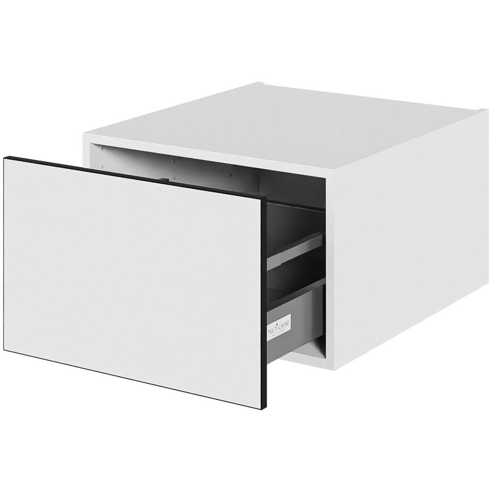 Multi-Living Køkken skuffekassette i White/Black line H: 32,0 cm D: 60,0 cm - Deludtræk/softluk - Bredde: 50 cm