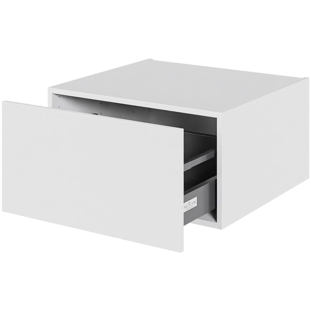 Multi-Living Køkken skuffekassette i Malet Hvid Front H: 32,0 cm D: 60,0 cm - Fuldtudtræk/softluk - Bredde: 60 cm