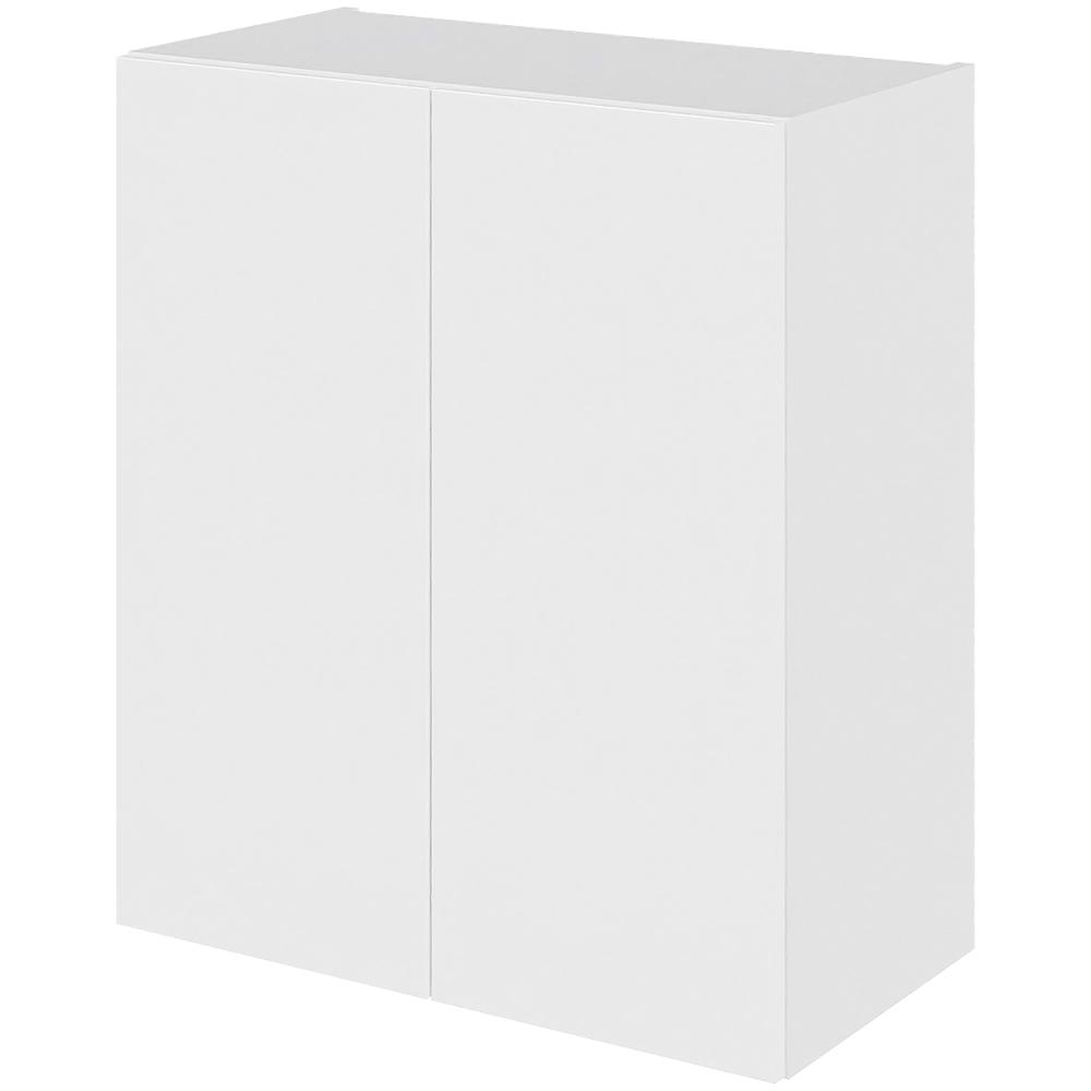 Billede af Multi-Living Køkken overskab i Hvid Højglans H: 70,4 cm D: 34,0 cm - Hyldeskab 2 låger - Bredde: 60 cm