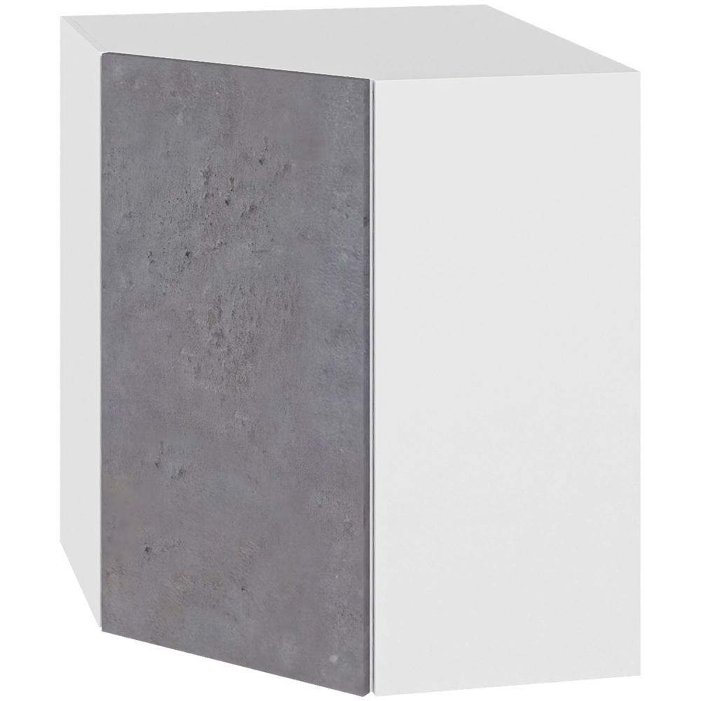 Billede af Multi-Living Køkken over/hjørneskab i Riga H: 70,4 cm D: 34,0 cm - Diagonal låge - Bredde: 60 cm