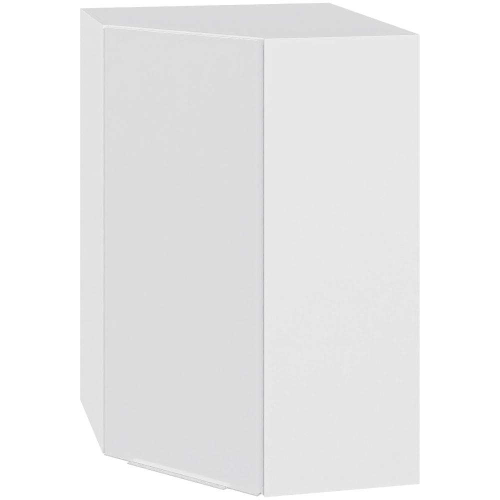 Billede af Multi-Living Køkken over/hjørneskab i Malet Hvid Front Paris H: 70,4 cm D: 34,0 cm - Diagonal låge - Bredde: 60 cm