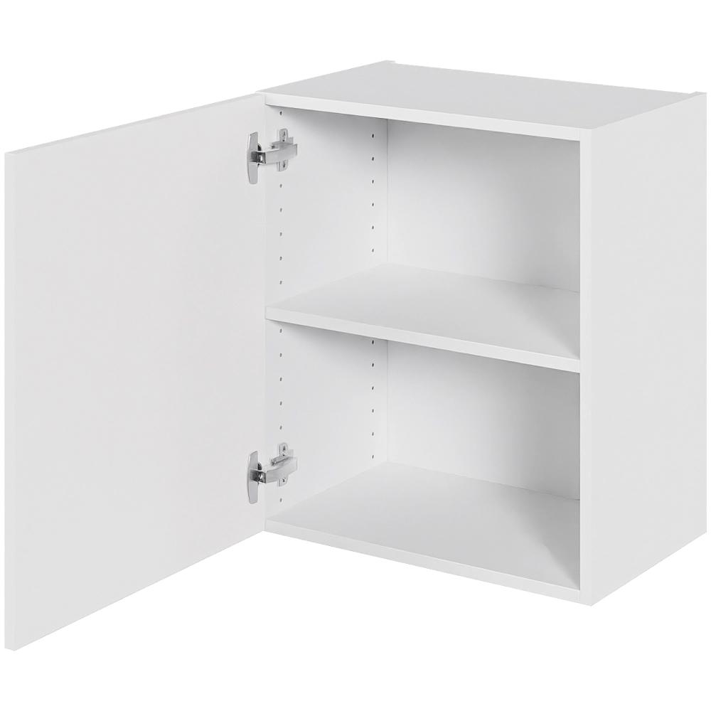 Multi-Living Køkken overskab i Malet Hvid Front lav H: 57,6 cm D: 34,0 cm - 1 låge inklusiv 1 hylde - Bredde: 50 cm