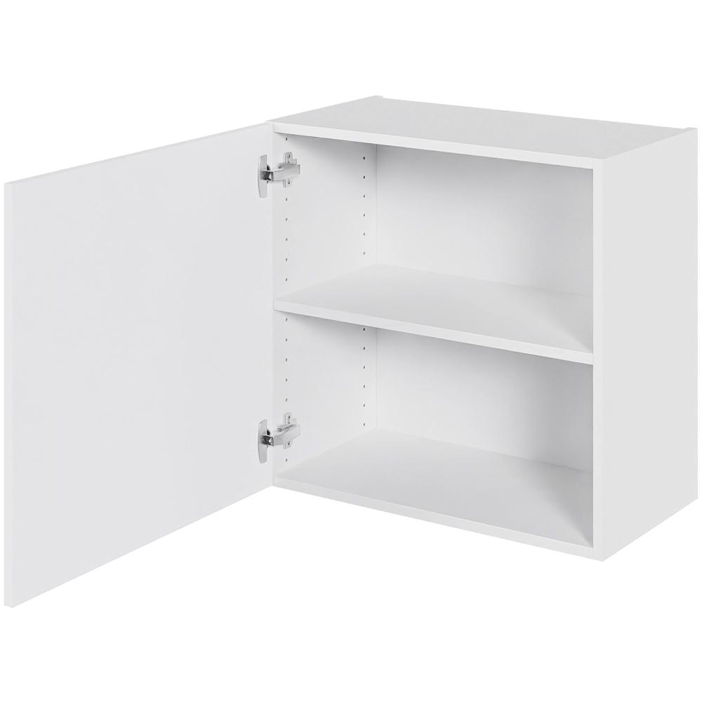 Overskab lav H: 57,6 cm D: 34,0 cm - 1 låge inklusiv 1 hylde