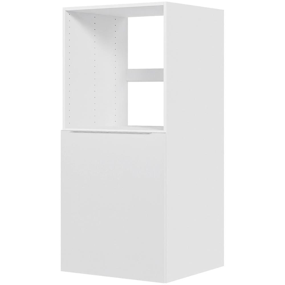 Billede af Multi-Living Køkken indbygningsskab i Hvid Front Paris til ovn H: 131,2 cm D: 60,0 cm - 1 låge hylde - Bredde: 60 cm