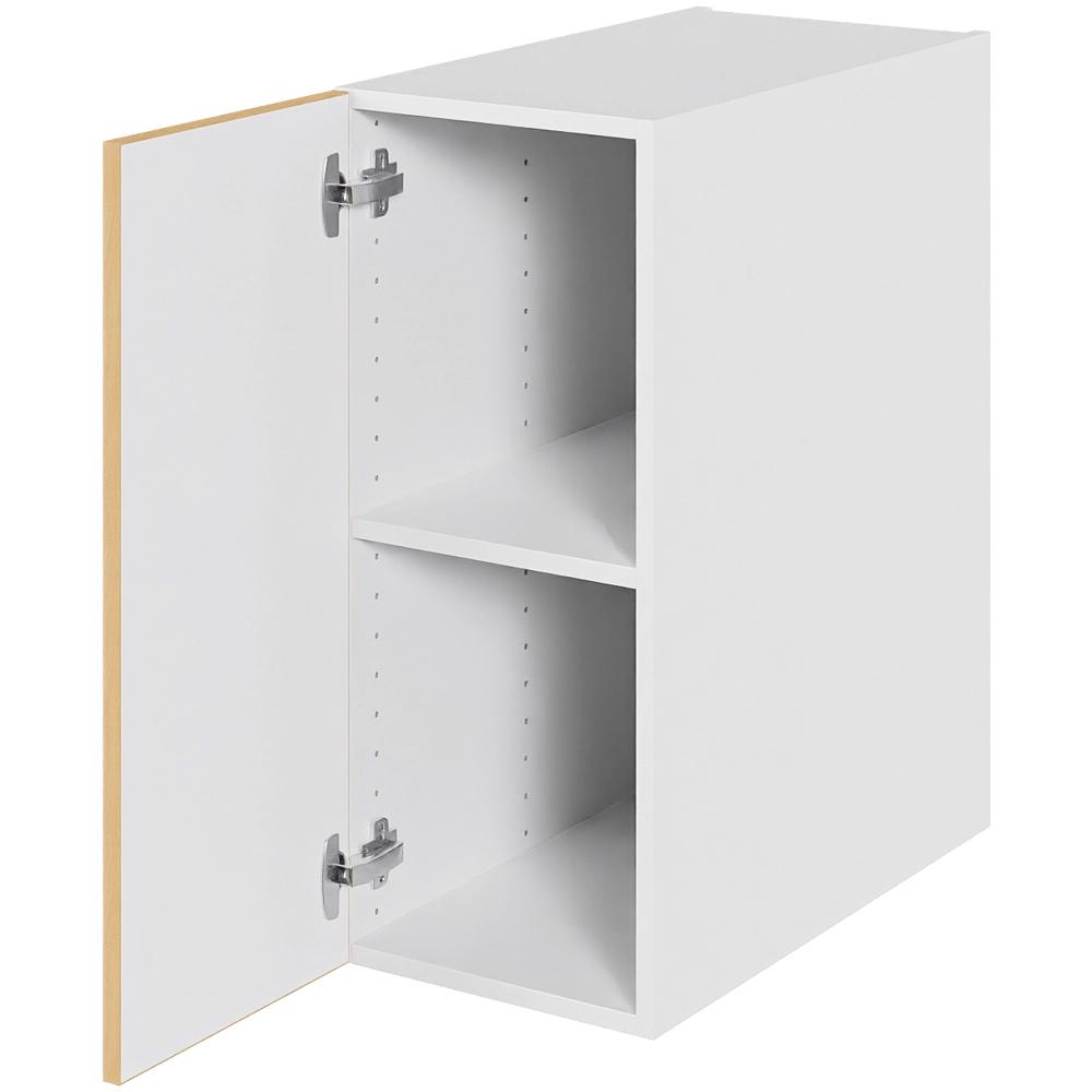 Multi-Living Køkken hyldeskab i White/Oak Line H: 70,4 cm D: 60,0 cm - 1 låge inklusiv 1 hylde - Bredde: 30 cm