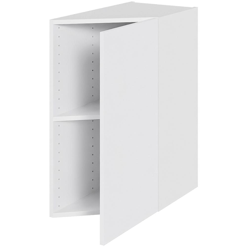 Skråskab 45 grader H: 70,4 cm D: 60,0 cm - En hylde