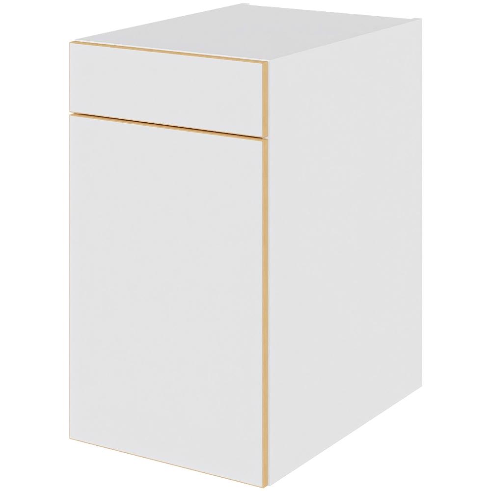 Multi-Living Grydeskab underskab H: 70,4 cm D: 60,0 cm -  2 udtræksriste 1 låge og 1 skuffe med deludtræk/softluk