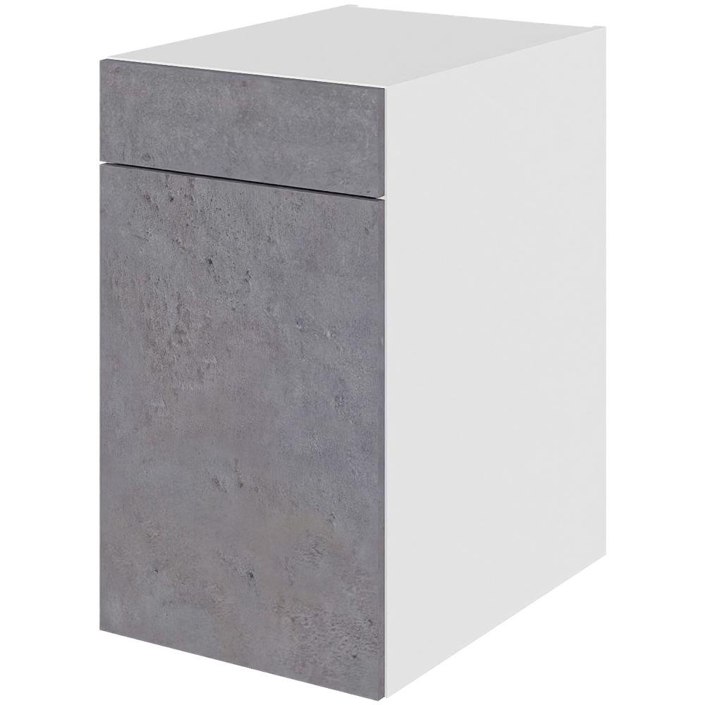 Billede af Multi-Living Køkken grydeskab i Riga underskab H: 70,4 cm D: 60,0 cm - 2 udtræksriste 1 låge og 1 skuffe med deludtræk/softluk - Bredde: 40 cm