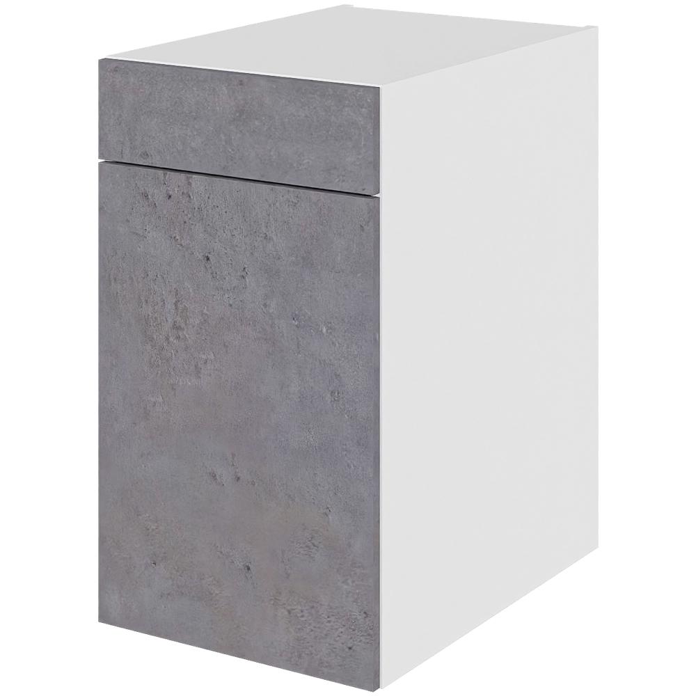 Billede af Multi-Living Køkken hyldeskab i Riga H: 70,4 cm D: 60,0 cm - 1 låge & skuffe deludtræk/softluk - Bredde: 40 cm