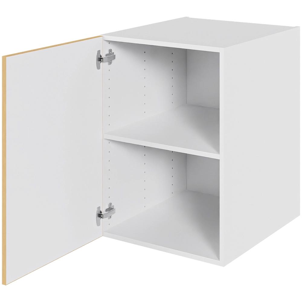 Multi-Living Køkken hyldeskab i White/Oak Line H: 70,4 cm D: 60,0 cm - 1 låge inklusiv 1 hylde - Bredde: 50 cm