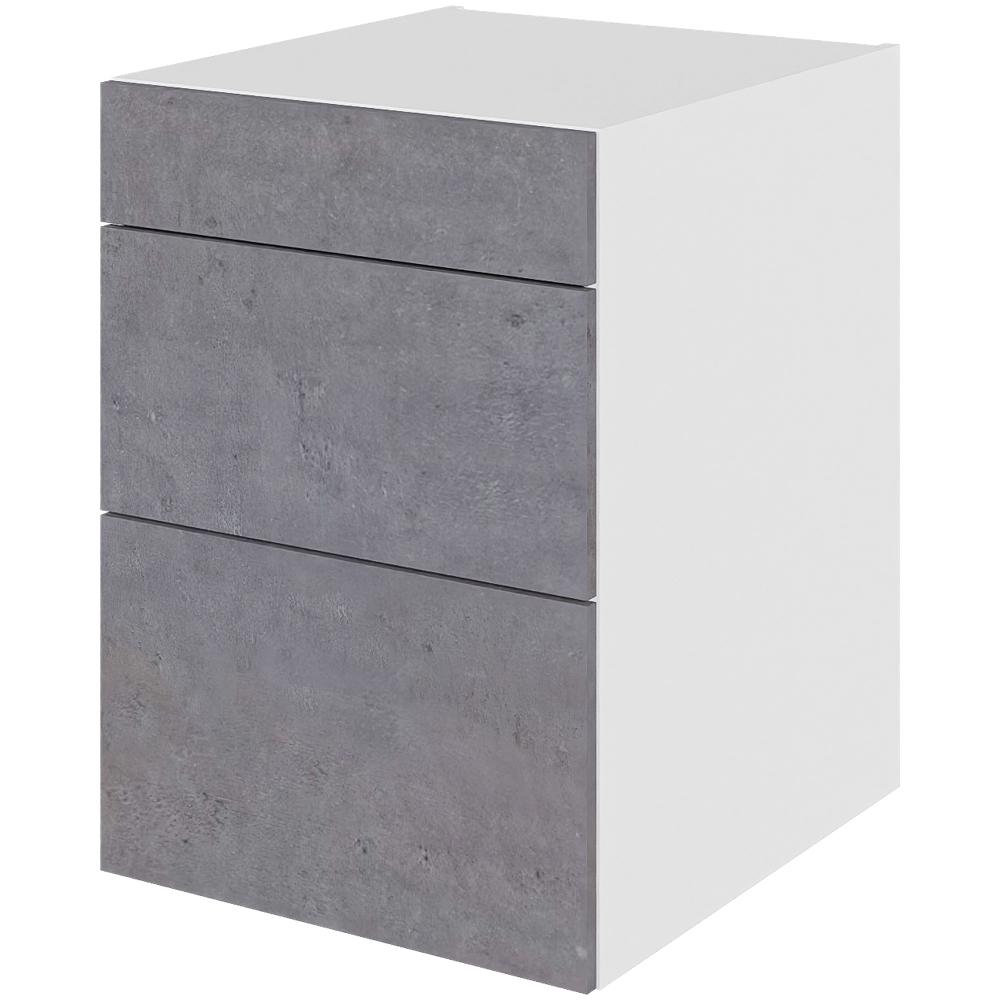 Billede af Multi-Living Køkken skuffeskab i Riga H: 70,4 cm D: 60,0 cm - 3 skuffer fuldtudtræk/softluk - Bredde: 50 cm