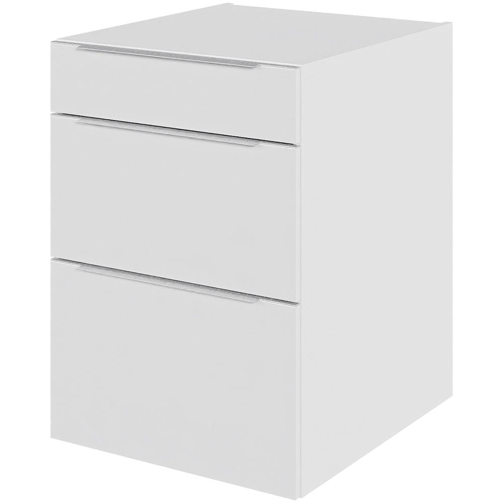 Multi Living Køkken Skuffeskab I Malet Hvid Front Paris H: 70 4 Cm D: 60 0 Cm 3 Skuffer Fuldtudtræk/softluk Bredde: 50 Cm
