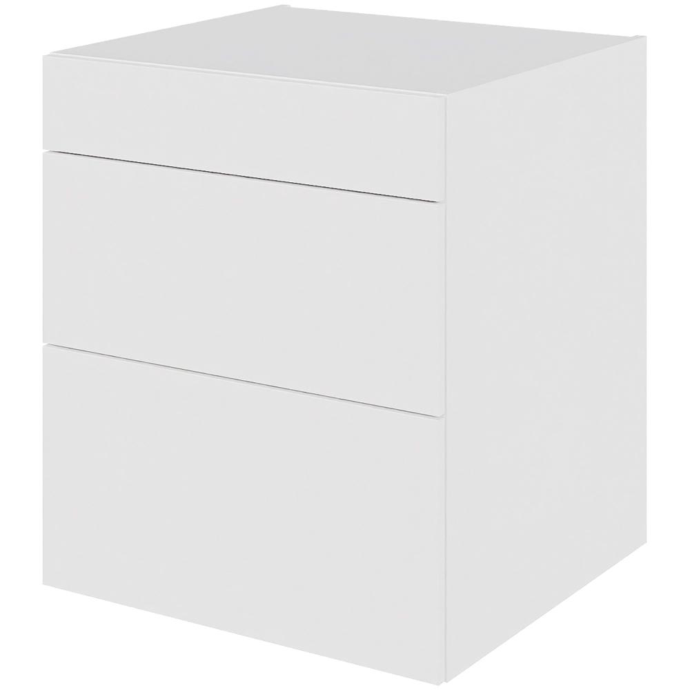 Billede af Multi-Living Køkken skuffeskab i Malet Hvid Front H: 70,4 cm D: 60,0 cm - 3 skuffer deludtræk/softluk - Bredde: 60 cm