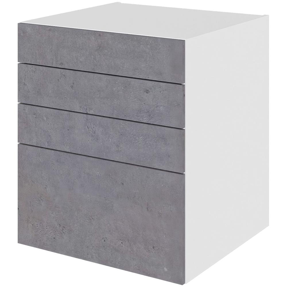 Billede af Multi-Living Køkken skuffeskab i Riga H: 70,4 cm D: 60,0 cm - 4 skuffer fuldtudtræk/softluk - Bredde: 60 cm