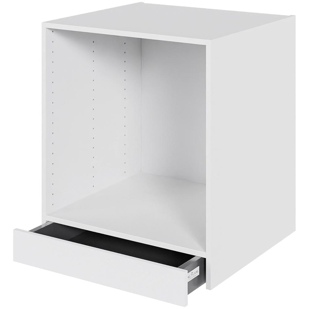Ovnskab H: 70,4 cm D: 60,0 cm - 1 skuffe fuldudtræk/softluk