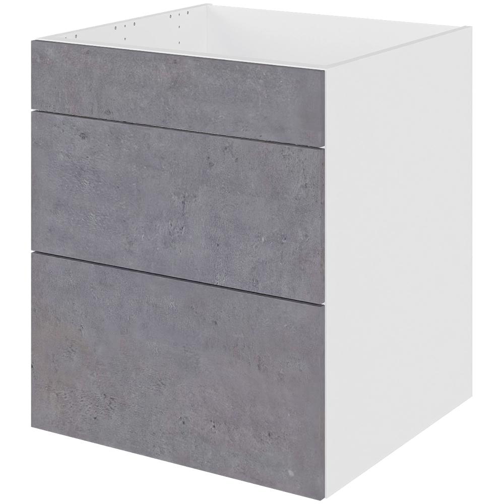 Billede af Multi-Living Køkken vaskeskab i Riga H: 70,4 cm D: 60,0 cm - Fuldudtræk/softluk - Bredde: 60 cm