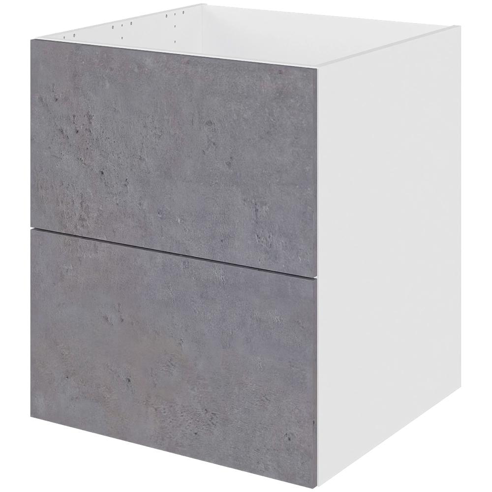 Billede af Multi-Living Køkken vaskeskab i Riga H: 70,4 cm D: 60,0 cm - Inkluderet affaldsstativ & skuffe look - Bredde: 60 cm