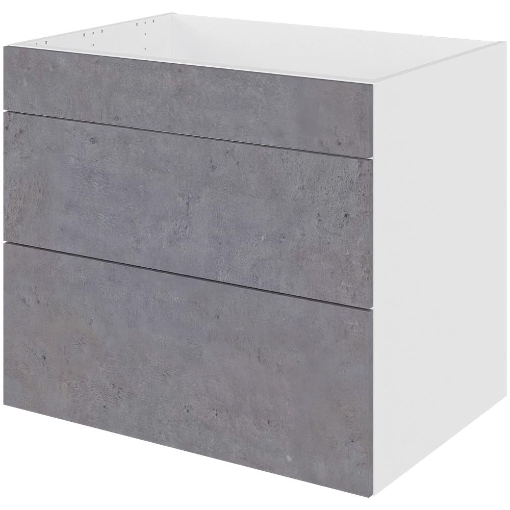 Billede af Multi-Living Køkken vaskeskab i Riga H: 70,4 cm D: 60,0 cm - Fuldudtræk/softluk - Bredde: 80 cm